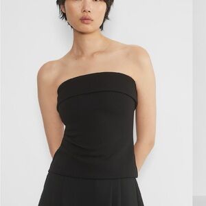 Babaton Black Strapless Top